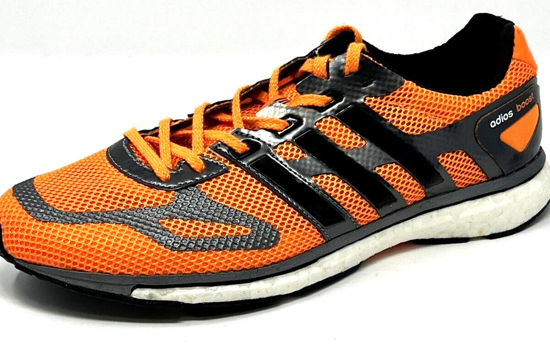 Conventie hardware Weerkaatsing Adidas Adizero Adios Boost Mens Orange Black Sneakers Trainers - Etsy