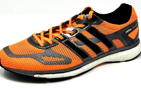 Conventie hardware Weerkaatsing Adidas Adizero Adios Boost Mens Orange Black Sneakers Trainers - Etsy