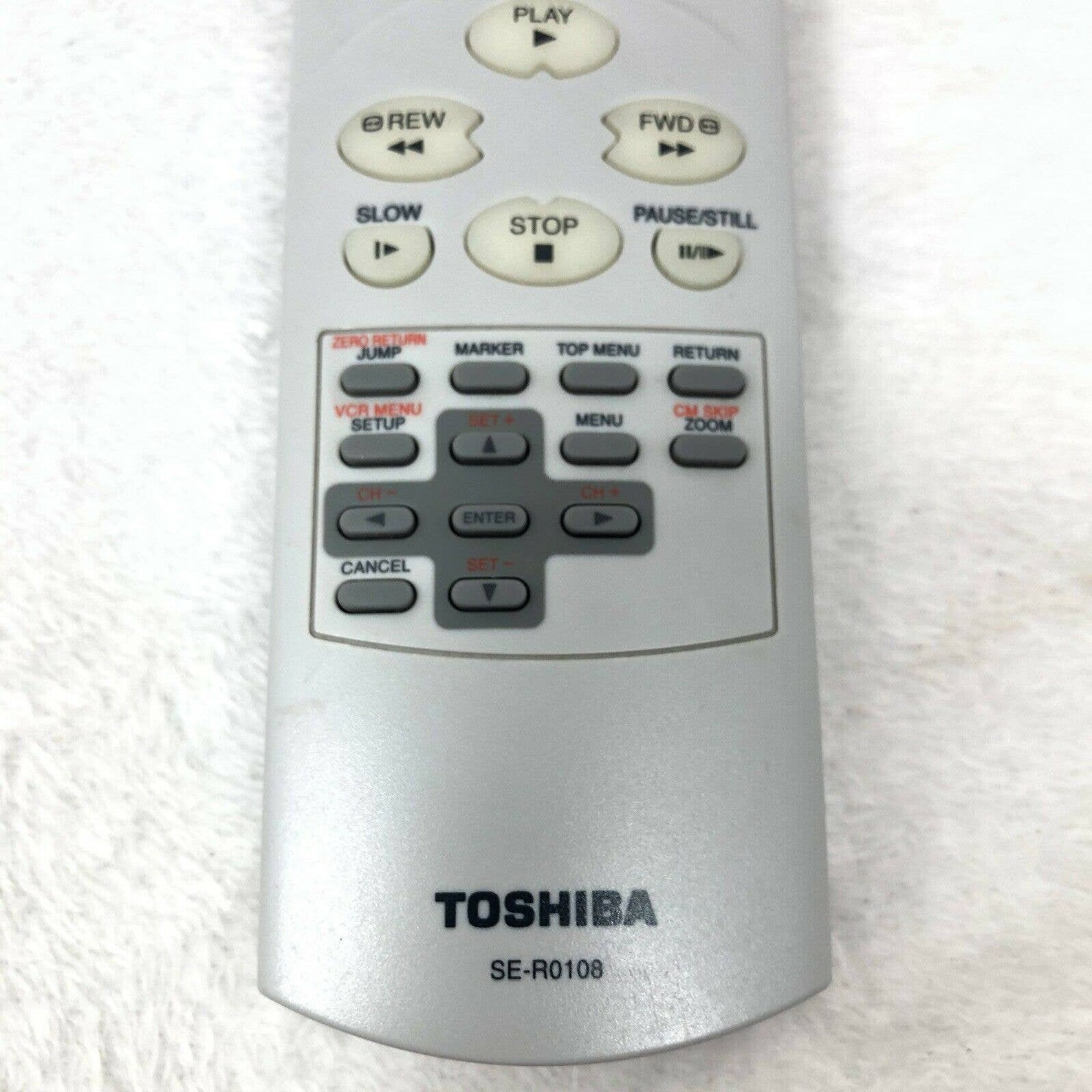 Toshiba SER0108 VCR DVD Remote Control used Etsy