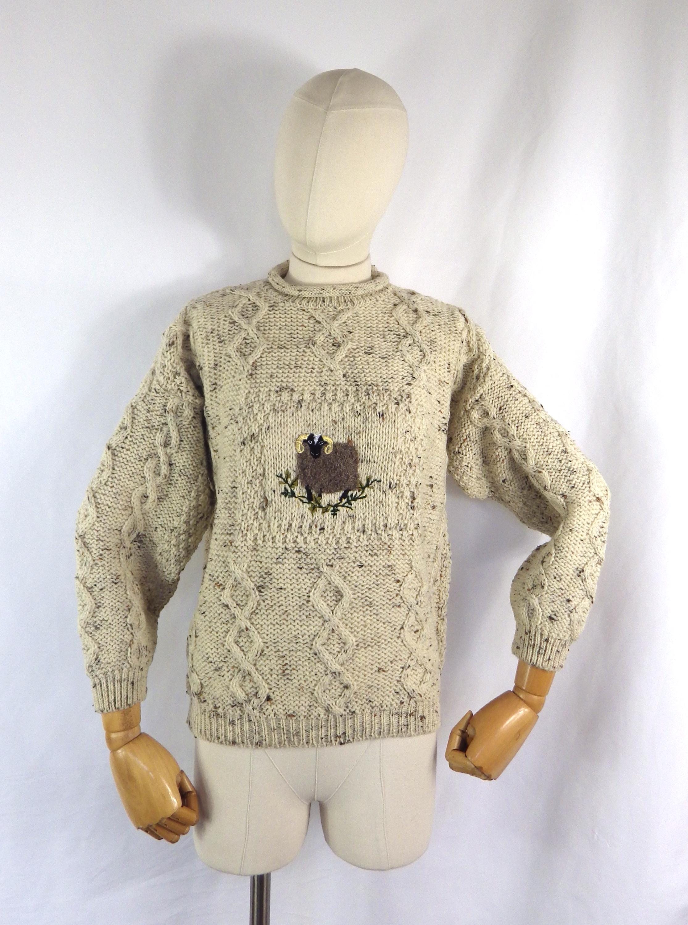 Vintage Sheep Sweater Small - Etsy