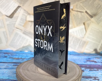 Onyx Storm (The Empyrean Series) Edizione speciale di Rebecca Yarros: bordi spruzzati personalizzati