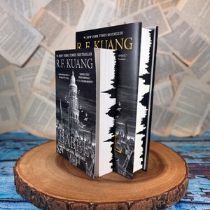 Babel by R.F. Kuang with Custom Stenciled & Sprayed Edges