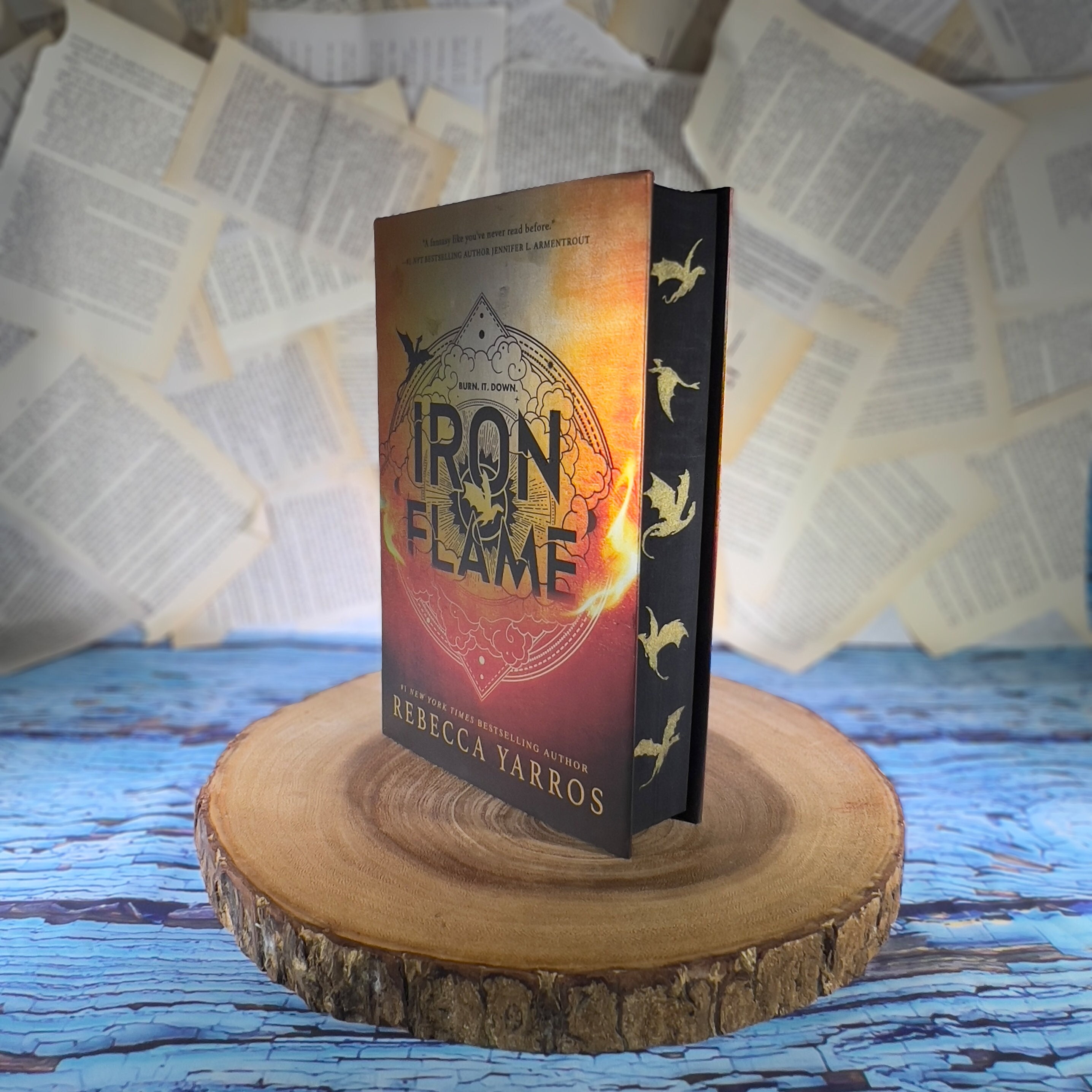 Iron Flame (The Empyrean Book 2) by Rebecca Yarros Limited Edition by  Rebecca Yarros, Hardcover | Pangobooks