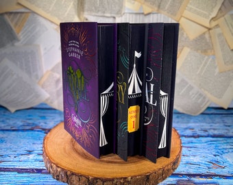 Caraval Trilogy (Caraval, Legendary, and Finale) by Stephanie Garber with Custom Stenciled & Sprayed Edges