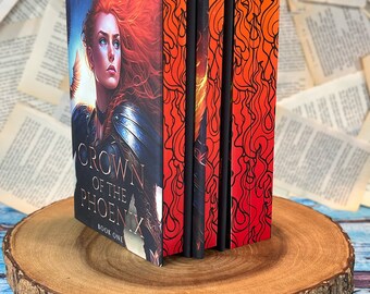 Crown of the Phoenix Series (Crown of the Phoenix & Crown of the Exiled) by CA Varian with Custom Sprayed Edges