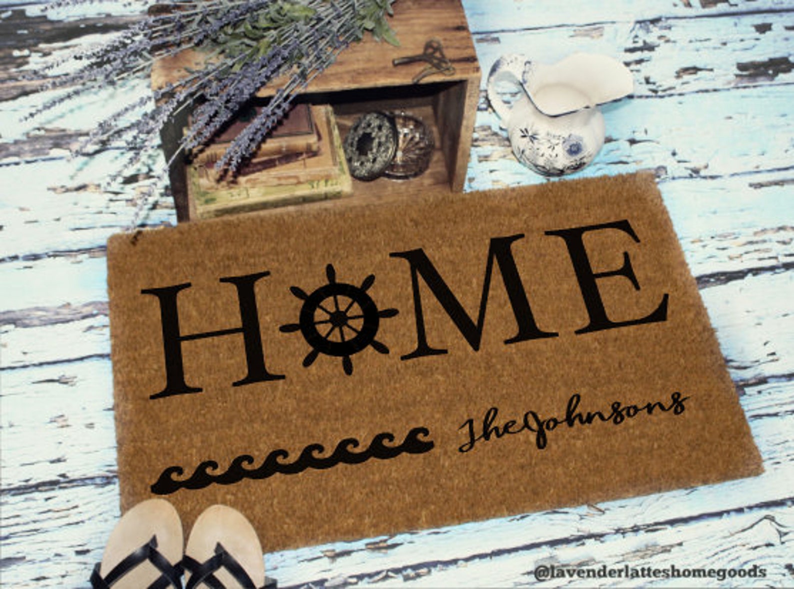 Nautical Doormat Beach House Doormat Lake House Doormat Etsy