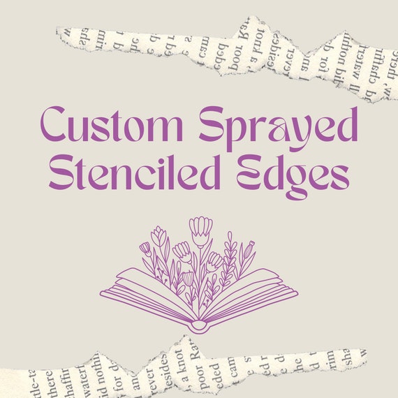 Custom Designed Sprayed Stenciled Edges