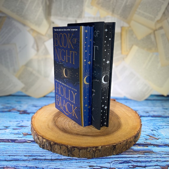 Book of Night by Holly Black - Custom Stenciled/Sprayed Edges