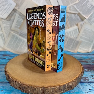 Legends and Lattes and Bookshops and Bonedust by Travis Baldree with Custom Stenciled & Sprayed Edges