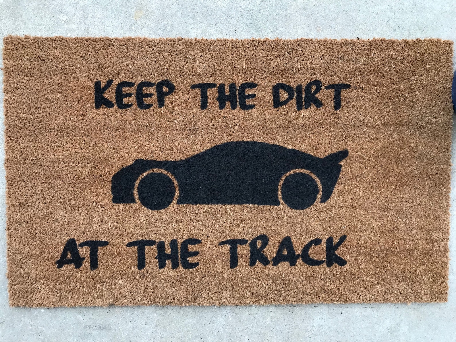 Keep the Dirt at the Track Doormat Racing Mat Race Etsy