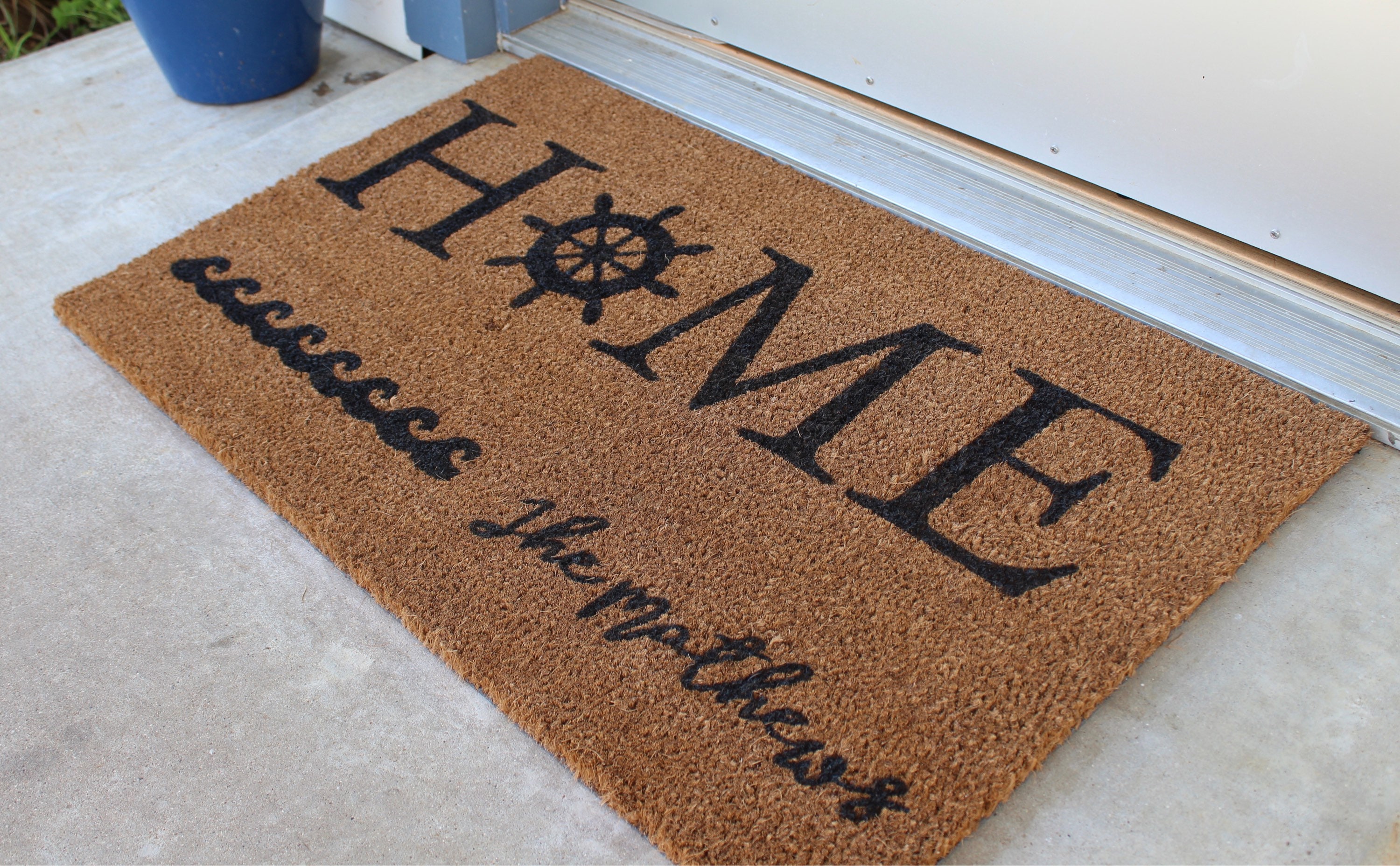 Nautical Doormat Beach House Doormat Lake House Doormat Etsy