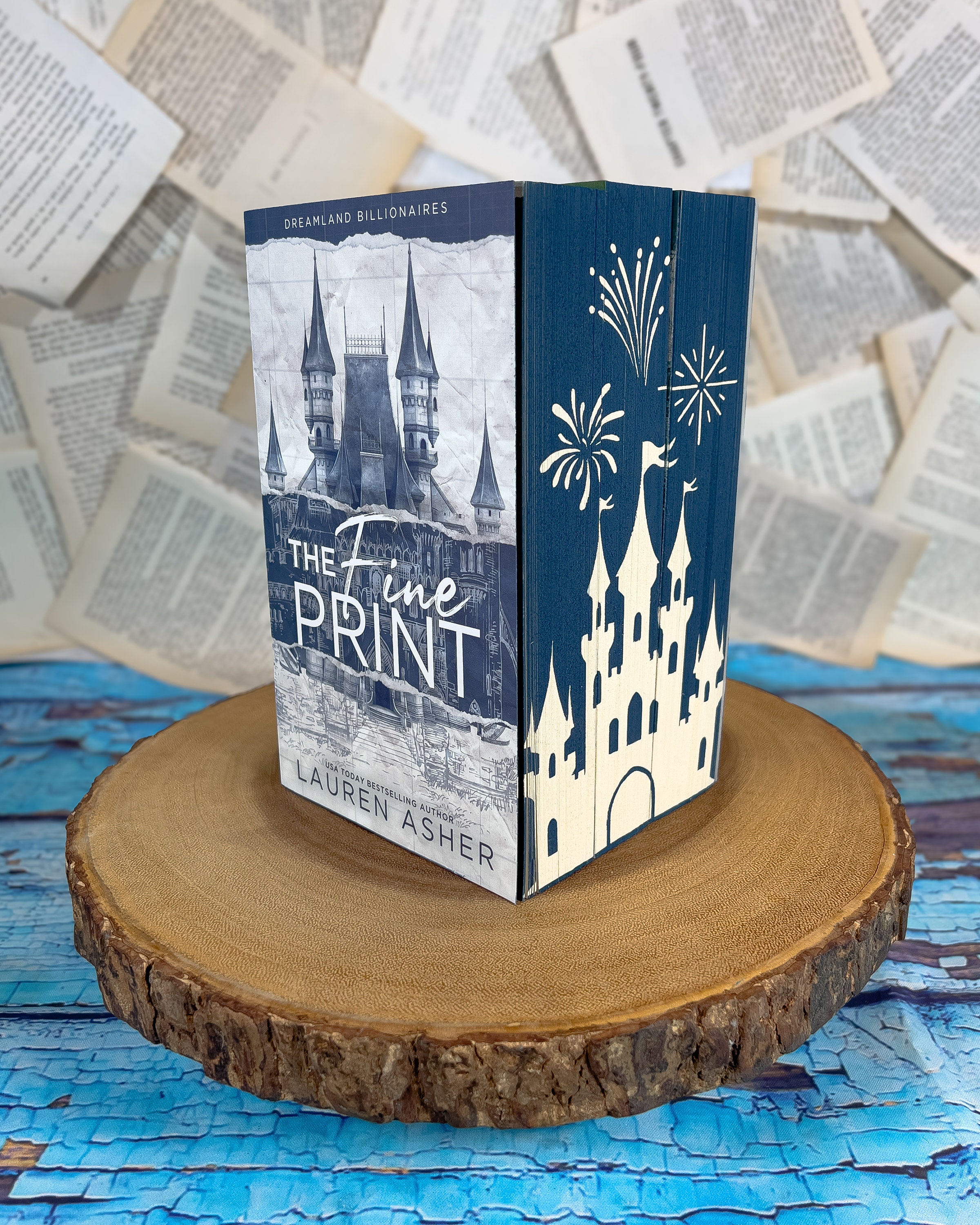 Dreamland Billionaires Series by Lauren Asher: Custom Sprayed Edges