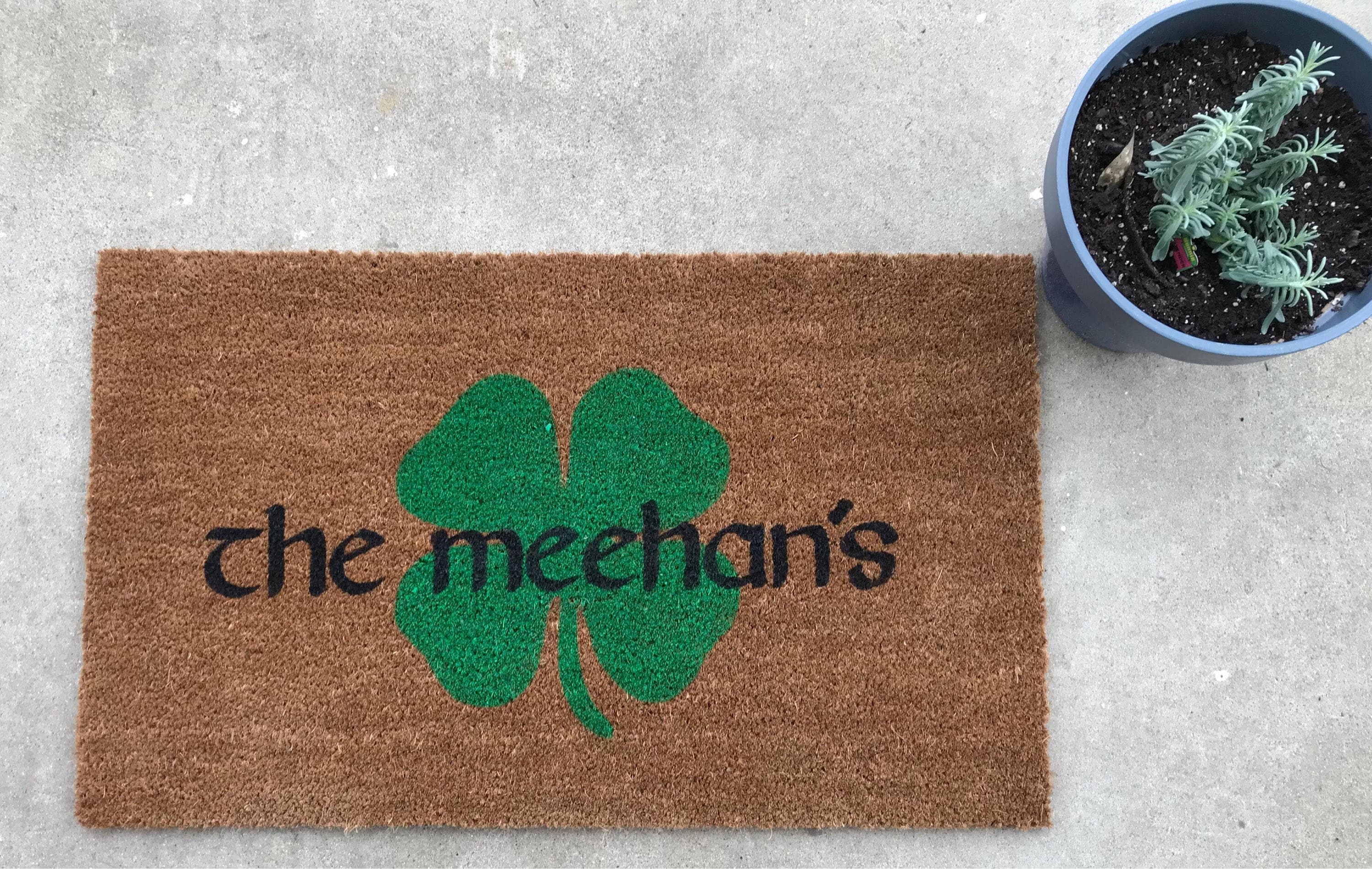 Cead Mile Failte Doormat Irish Mat Gaelic Door Mat Etsy