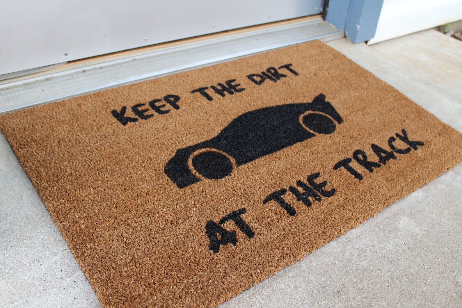 Keep the Dirt at the Track Doormat Racing Mat Race Etsy