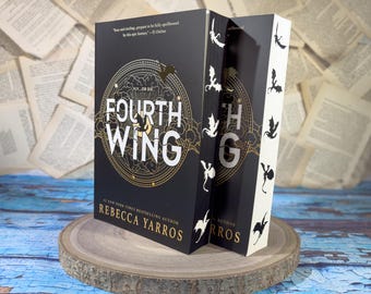 Edizione speciale tascabile Fourth Wing (The Empyrean Series) di Rebecca Yarros: bordi spruzzati personalizzati
