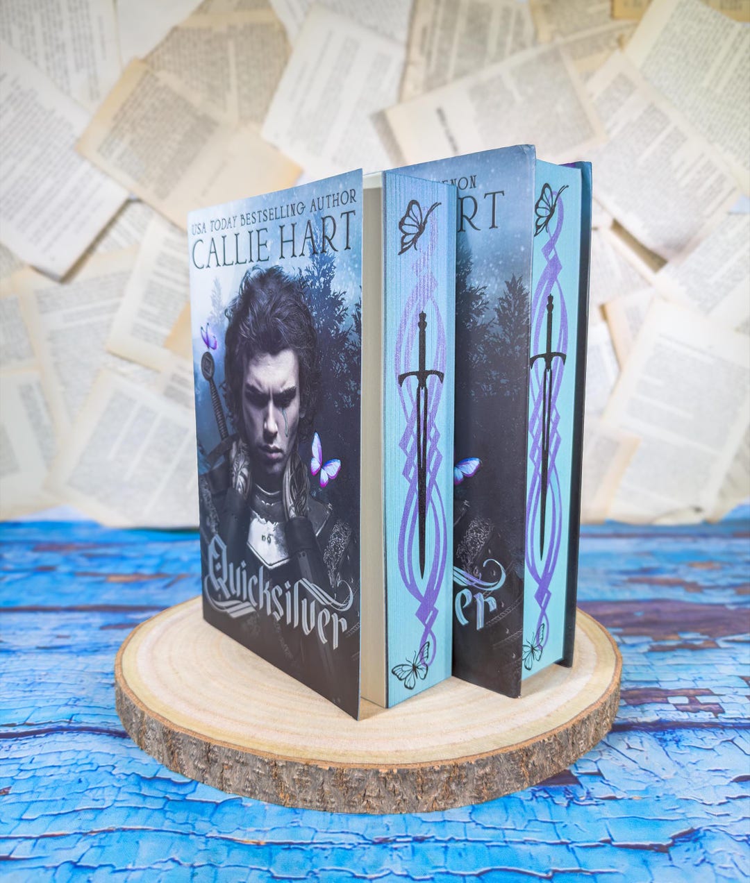 Quicksilver Special Edition by Callie Hart: Custom Sprayed Edges