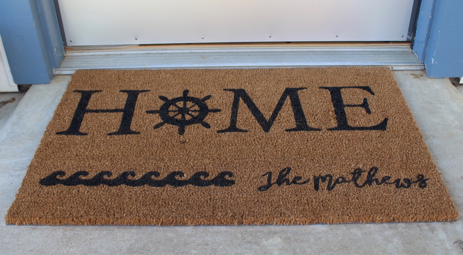 Nautical Doormat Beach House Doormat Lake House Doormat Etsy