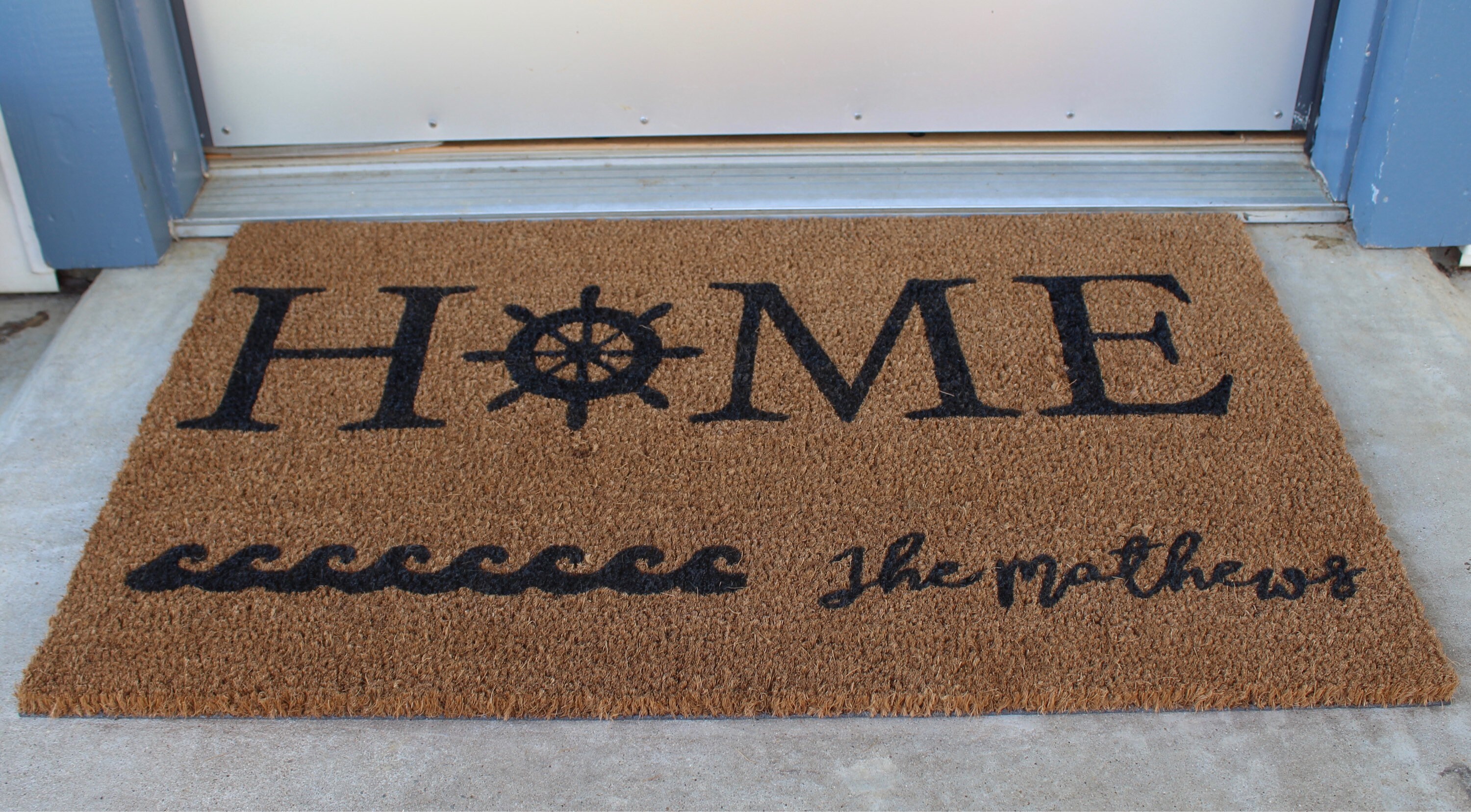 Nautical Doormat Beach House Doormat Lake House Doormat Etsy Denmark