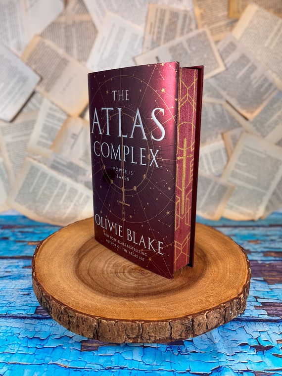 The Atlas Complex by Olivie Blake with Custom Stenciled & Sprayed Edges