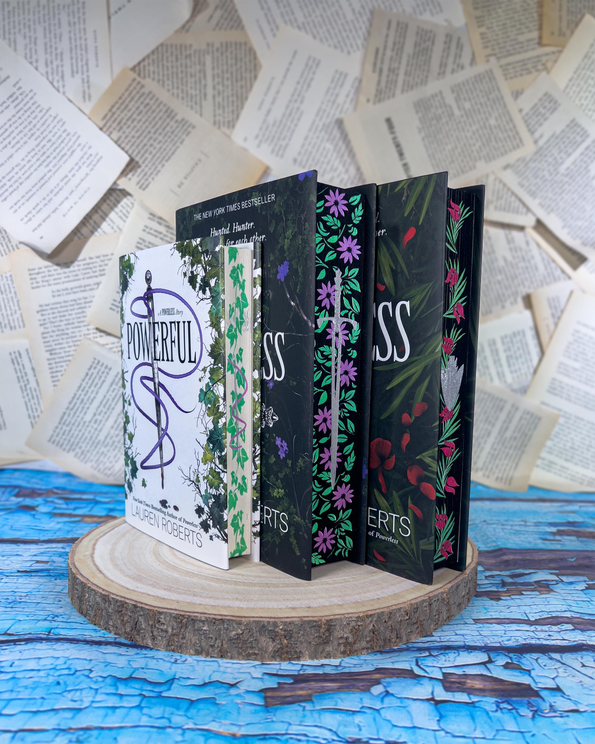 Waterstones SE Powerless Series4冊スプレーエッジ ローレン・ロバーツ著『パワフル・スペシャル・エディション（The