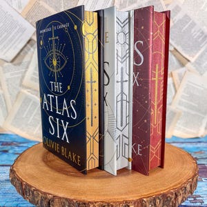 The Atlas Complete Set Special Edition by Olivie Blake: Custom Sprayed Edges
