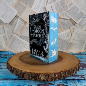 When The Moon Hatched by Sarah A. Parker with Custom Stenciled & Sprayed Edges