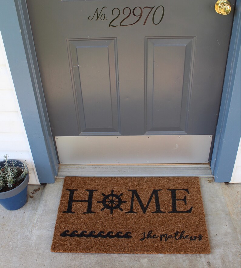 Nautical Doormat Beach House Doormat Lake House Doormat Etsy