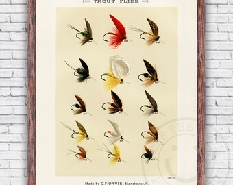 Frame Options Black Crappie Freshwater Fishing Hook Lure Patent Art Print Size