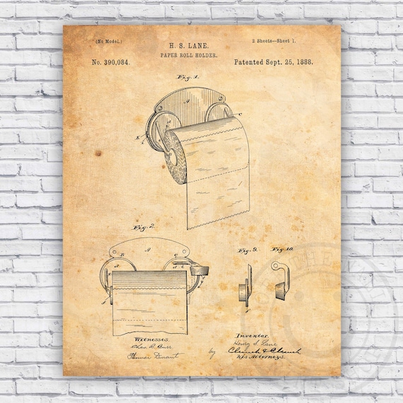 Toilet Paper Roll Wall Art Couple Owl Toilet Paper Holder Decorative,