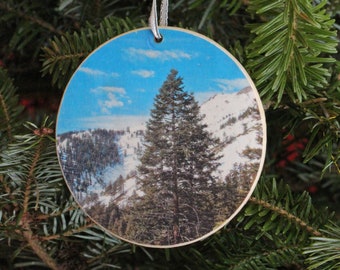 Sierra Nevada Mountains Photo Ornament