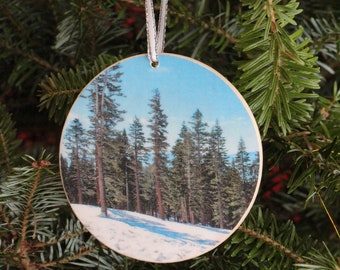 Sierra Nevada Mountains Photo Ornament