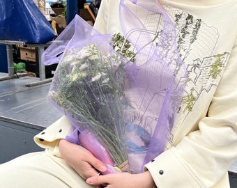 Lila Netz-Einkaufstasche, Tüll-Einkaufstasche, Organza-Markttasche, transparente wiederverwendbare Einkaufstasche, leichte durchsichtige Tasche