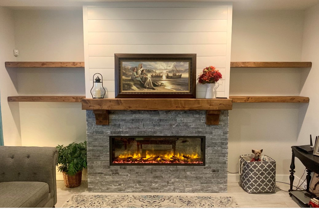 Matte Finished Fireplace Mantel Fireplace Mantel Mantel - Etsy