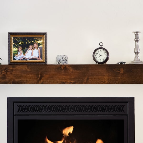 Fireplace Mantel, Wood Mantel, Floating Mantel, Modern Mantel, Modern Farmhouse, Custom Made Mantel, Floating Shelf