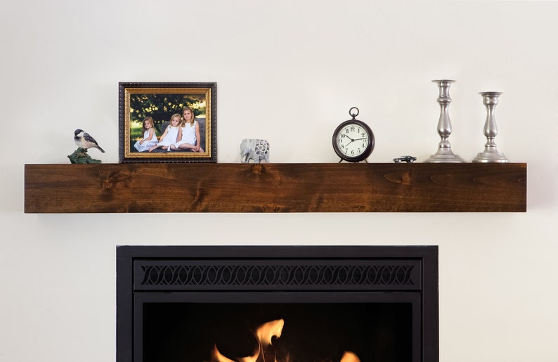 Fireplace Mantel Wood Mantel Floating Mantel Modern Mantel Etsy