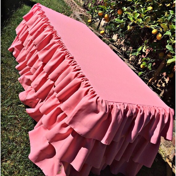 ruffle skirt for table