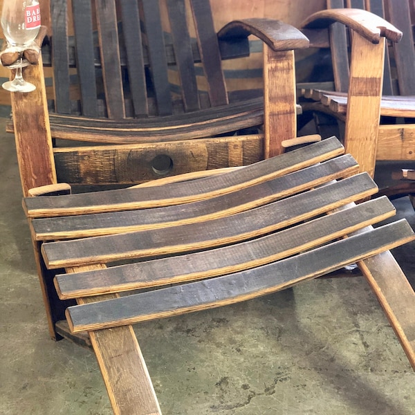 Wine Barrel Foot Rest Etsy