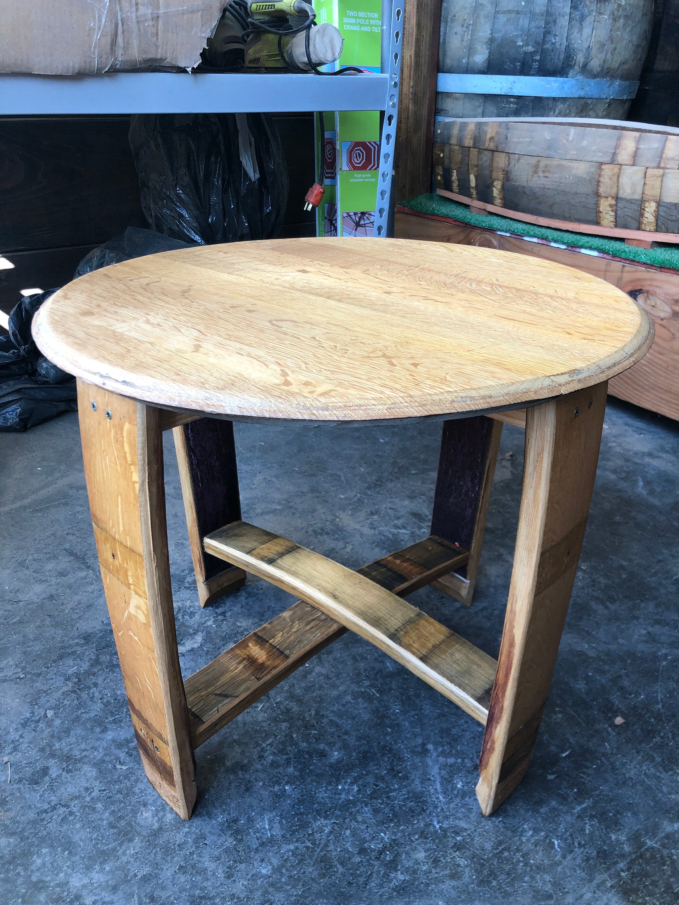 Dreamy Wine Barrel Side Table Etsy