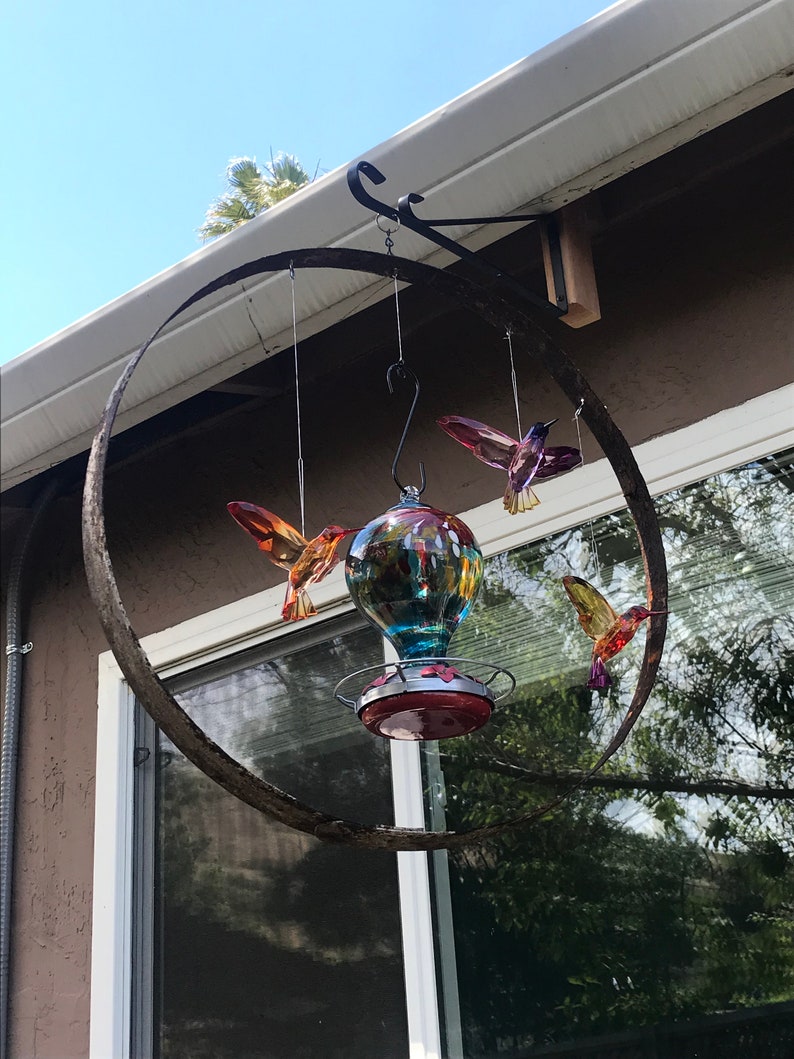 Hummingbird Hoop Feeder Etsy