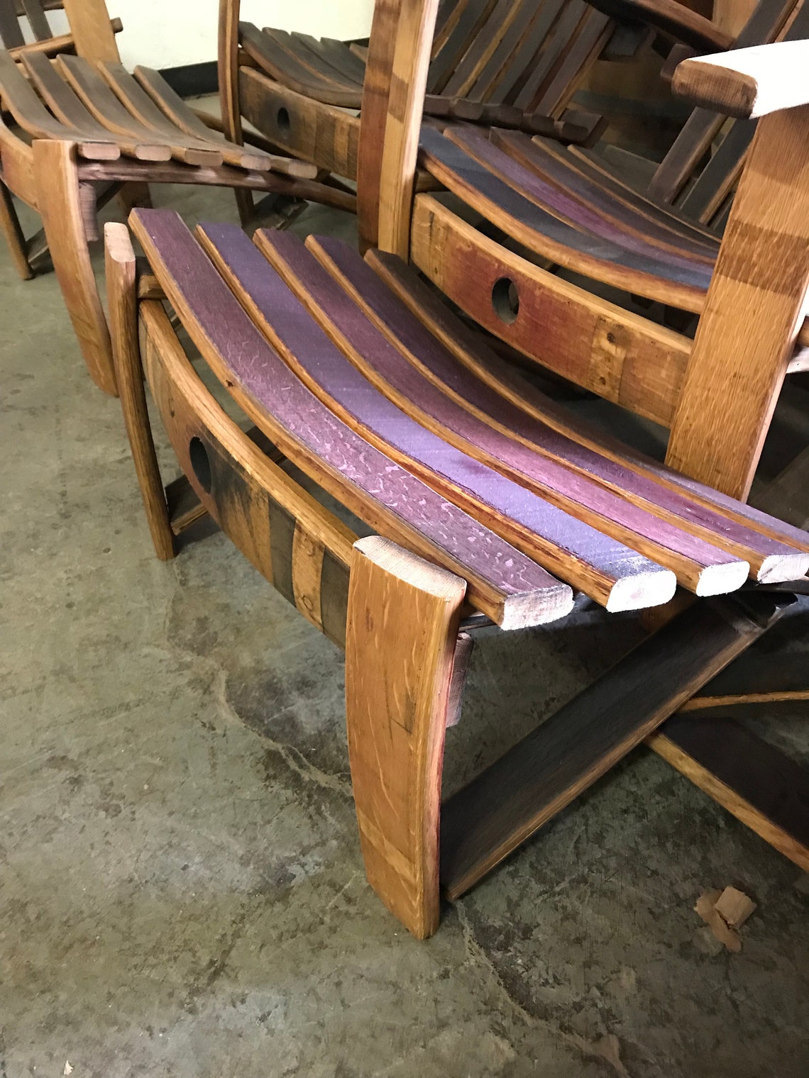 Wine Barrel Ottoman Etsy