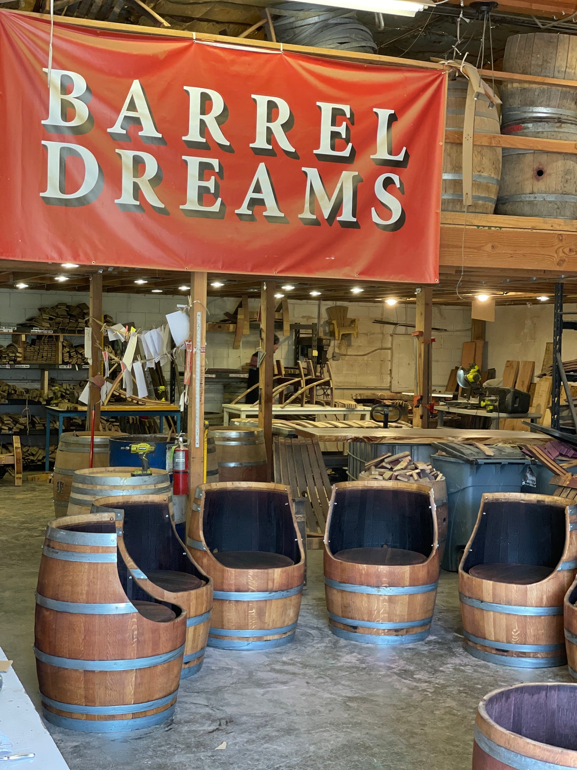 Full Barrel Chair | Etsy