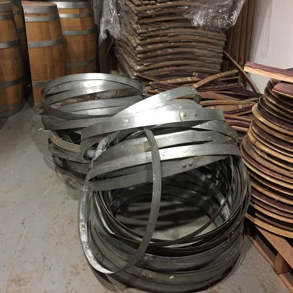Wine Barrel Hoops ( 4 per order )