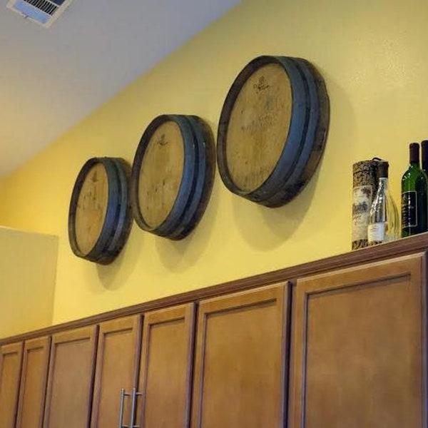 Wine Barrel Head Table Etsy