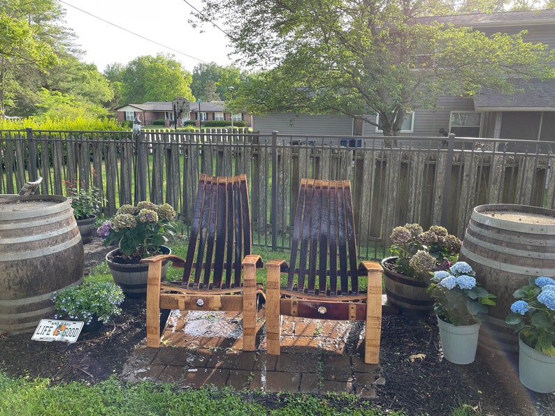 Wine Barrel Chair Kit Etsy