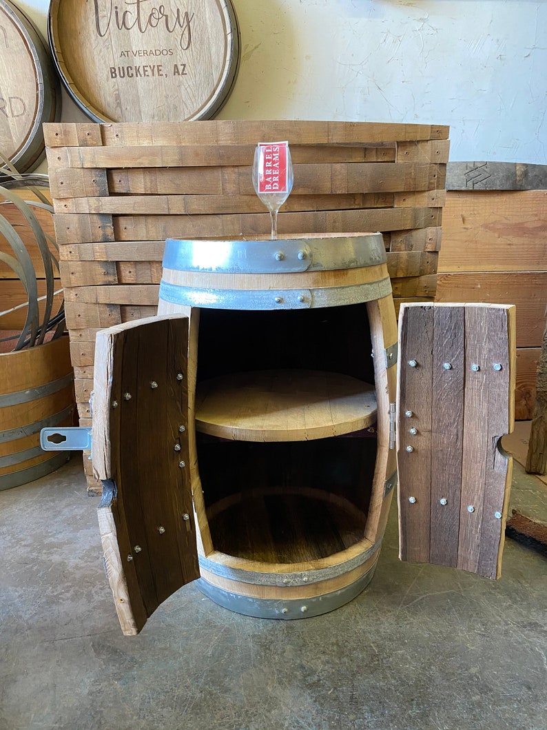 30 Gallon Wine Barrel Storage Etsy