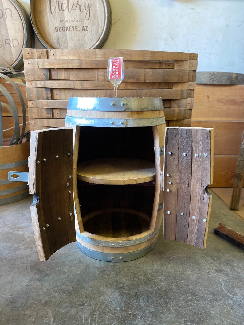 30 Gallon Wine Barrel Storage Etsy