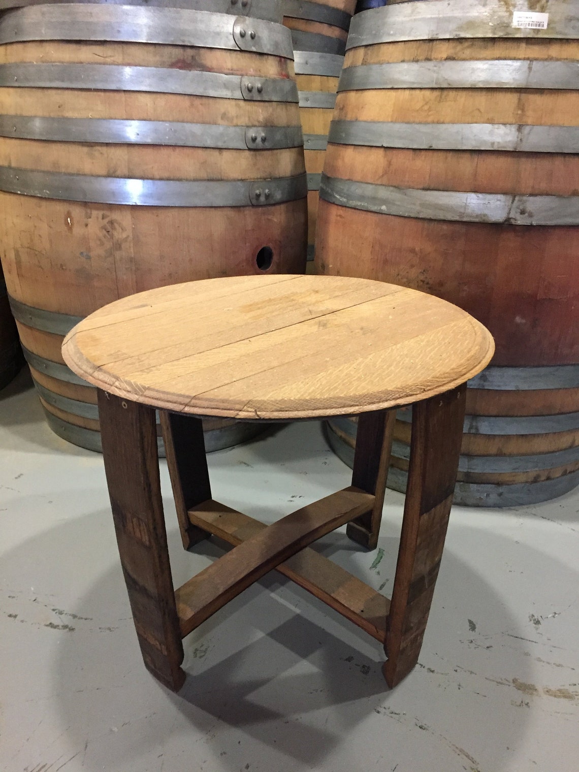 Dreamy Wine Barrel Side Table - Etsy