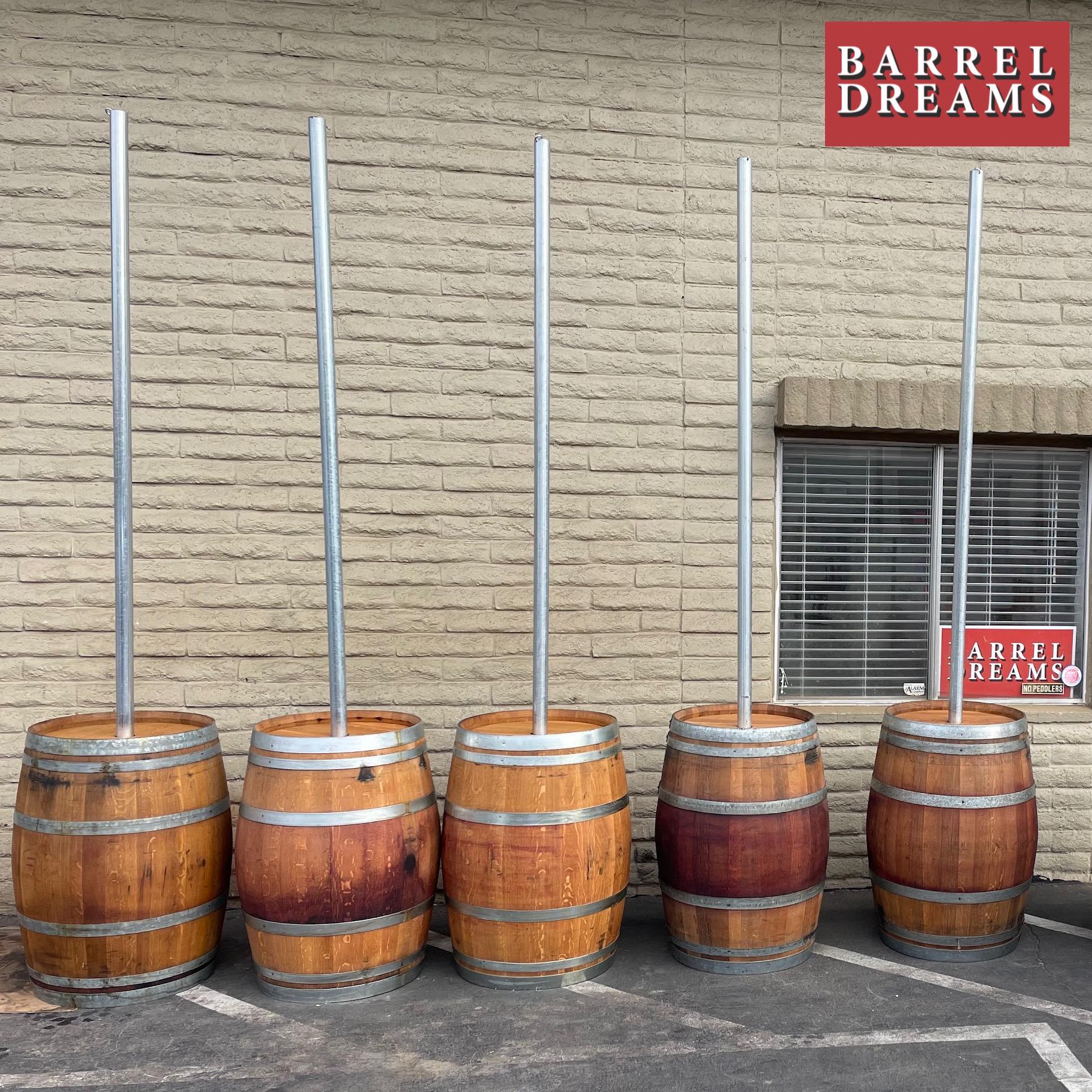 Wine Barrel Pole Lighting - Etsy