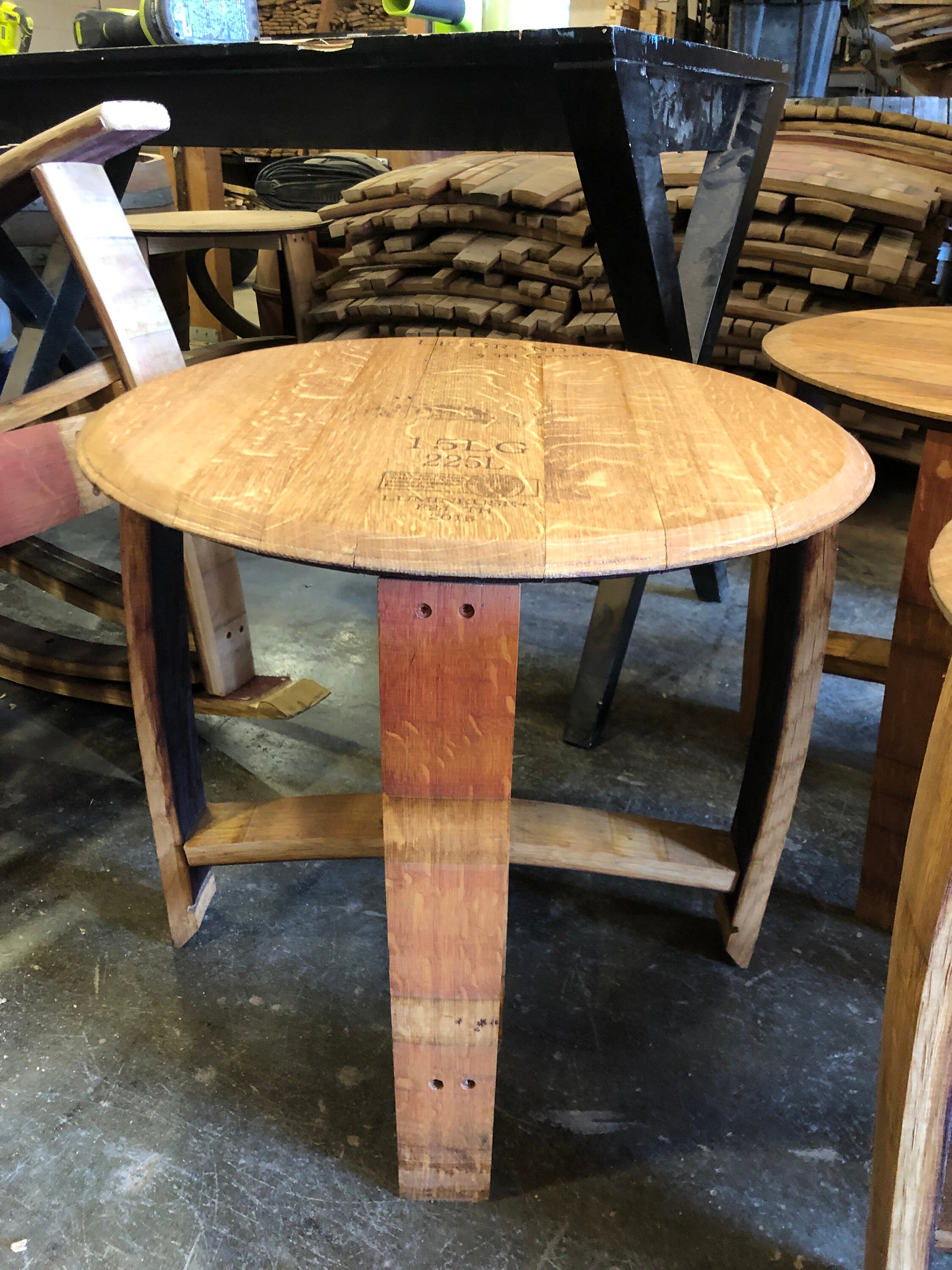 Dreamy Wine Barrel Side Table Etsy