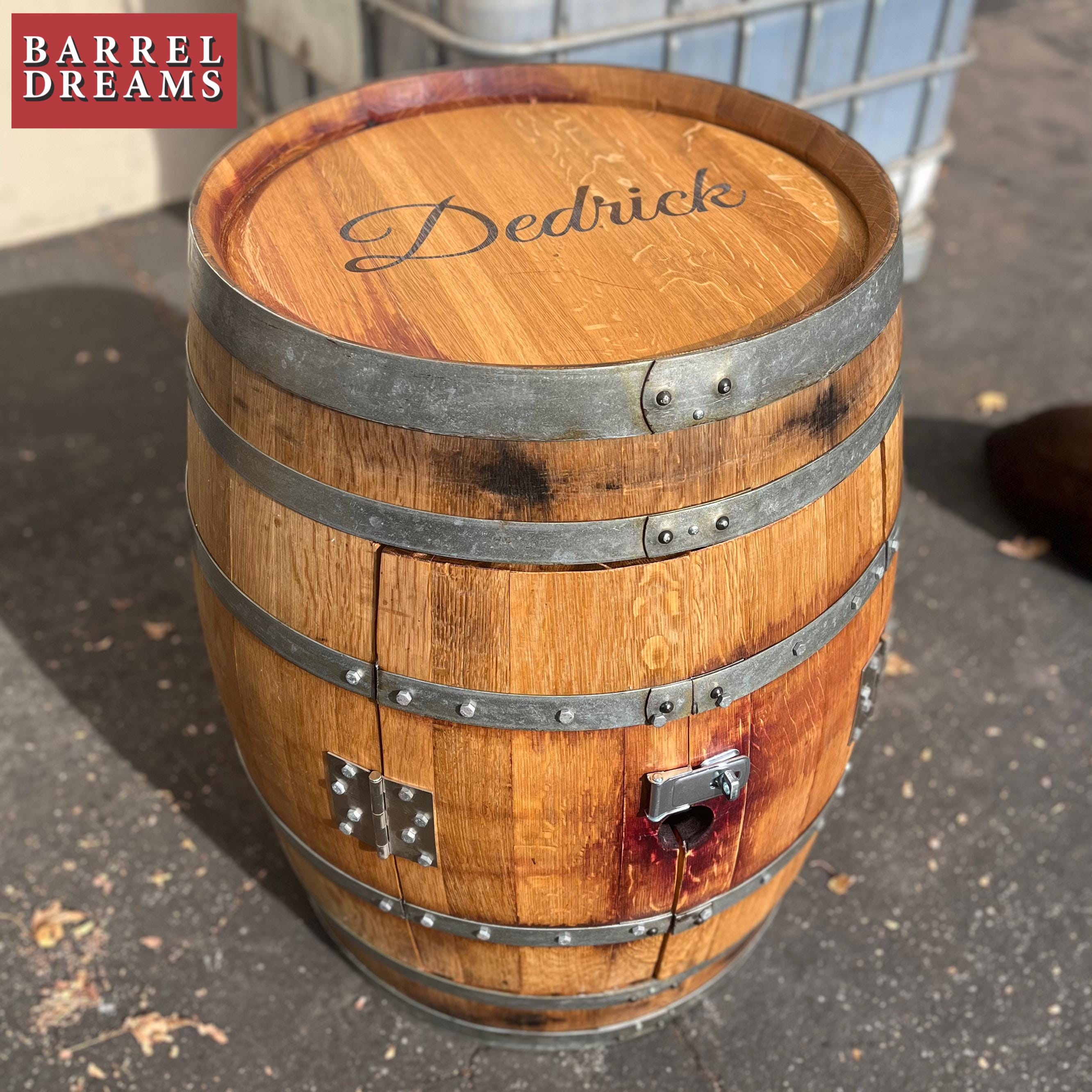 Wine Barrel Storage Cabinet Etsy